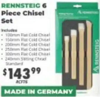 United Tools Rennsteig 6 Piece Chisel Set offer
