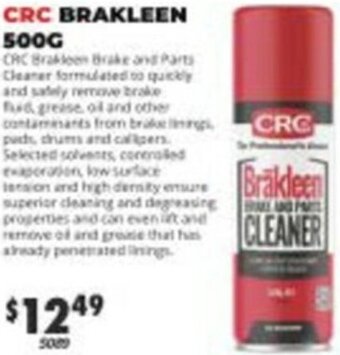 United Tools CRC Brakleen 500g offer