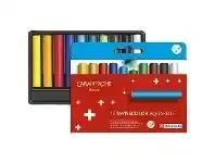 Officeworks Caran d'Ache Swisscolour Water Soluble Wax Pastels 10 Pack offer