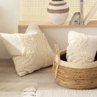 Pillow Talk Arc Tufted Square Cushion by M.U.S.E. offer