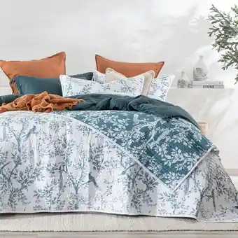 Pillow Talk Jardin Reversible Coverlet Set by Habitat offer