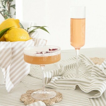 Mila Champagne Flute 4 Pack by M.U.S.E.