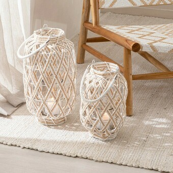 Pillow Talk Avery Lantern by Habitat offer