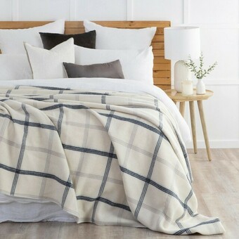 Pillow Talk Australian Wool 460gsm Blanket by Habitat offer