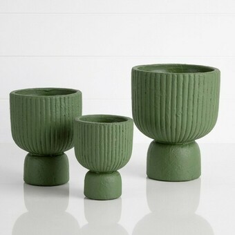 Pillow Talk Circa Olive Planter by Habitat offer