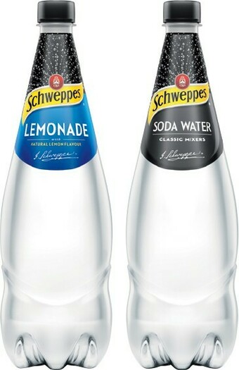 IGA Schweppes Mixers or Soft Drink 1.1 Litre Selected Varieties offer