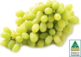 IGA Australian White Seedless Grapes offer