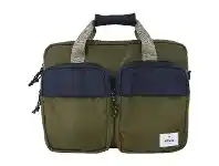 Nifteen Taffeta Stockholm Laptop Bag 15.6 Green and Navy offer at Officeworks