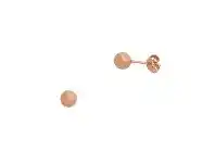 Bevilles Jewellery 9ct Rose Gold Silver Infused Ball Stud Earrings 6mm offer