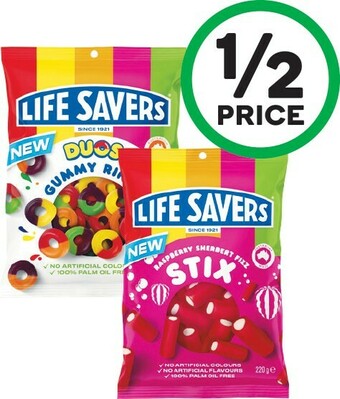 Woolworths Life Savers Bags 180-220g offer
