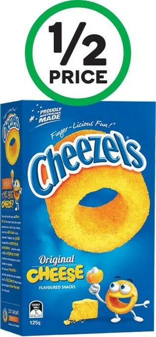 Woolworths Cheezels Cheese 125g offer
