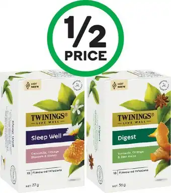 Woolworths Twinings Live Well Tea Pk 18 offer