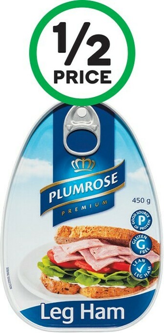 Woolworths Plumrose Leg Ham 450g offer