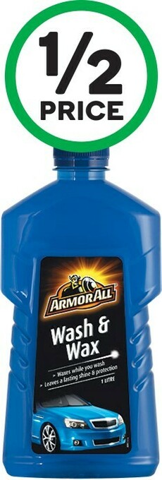 Woolworths Armor All Wash & Wax 1 Litre offer