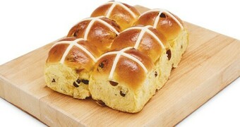 Woolworths Indulgent Brioche Hot Cross Bun Varieties Pk 6* offer