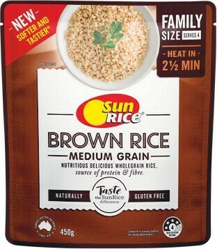 Woolworths Sunrice Family Packs 450g offer