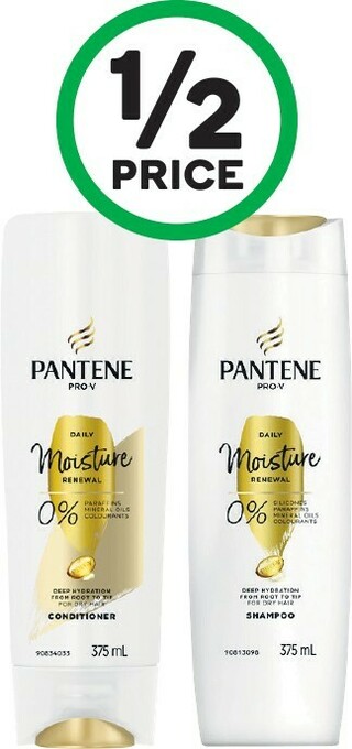 Woolworths Pantene Shampoo or Conditioner 375ml offer