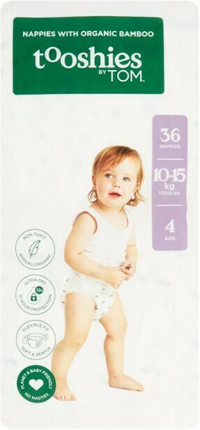 Tooshies By Tom Nappies Pk 30-44