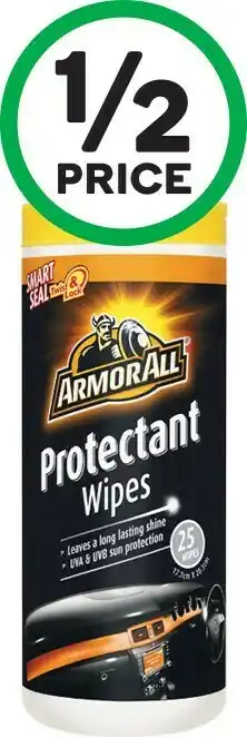 Armor All Car Care Wipes Pk 24-30