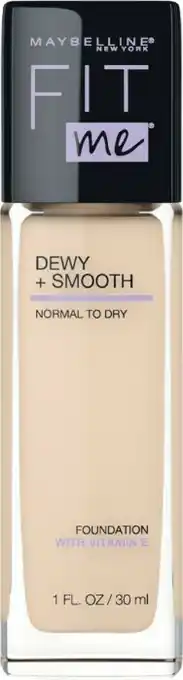 Woolworths Maybelline Fit Me Dewy & Smooth Foundation 30ml offer