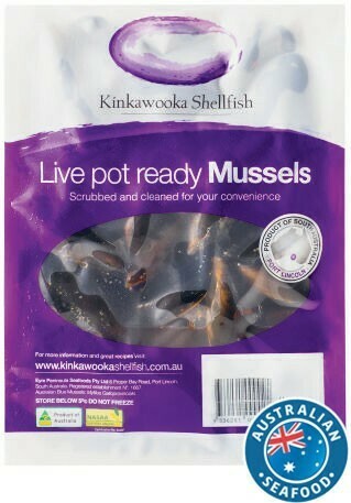 Coles Fresh Blue Mussels 1kg offer