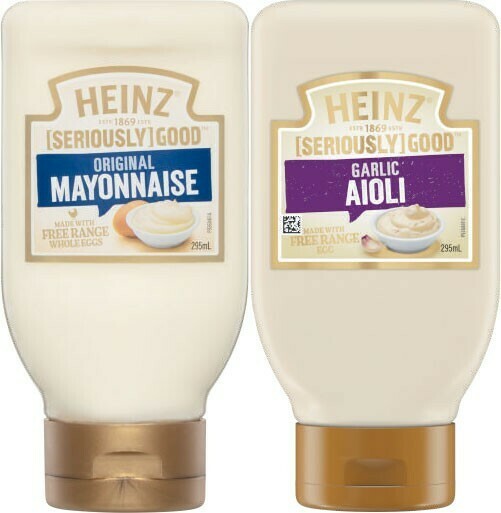 Heinz Seriously Good Mayonnaise 285mL295mL offer at Coles