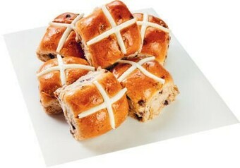 Coles Coles Hot Cross Buns 3 Pack, 6 Pack or 9 Pack offer