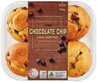 Coles Coles Muffins 4 Pack or 9 Pack offer
