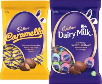 Coles Cadbury Egg Bag 110g-125g offer