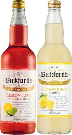 Coles Bickford’s Cordial 750mL offer