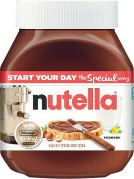 Coles Nutella Chocolate Hazelnut Spread 750g offer