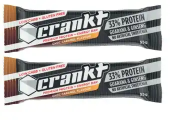 Coles Crankt Protein Bar 55g offer
