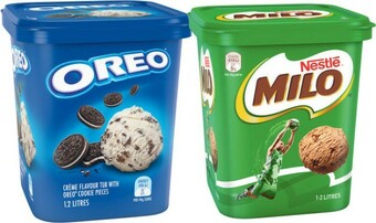 Coles Cadbury Tub 1.2 Litre offer