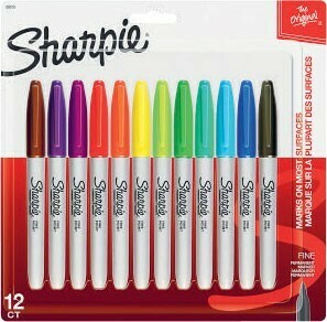 Coles Sharpie Fine Assorted Markers 12 Pack offer