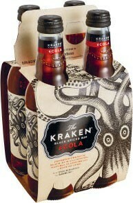 The Kraken Rum & Cola Bottles 4x330mL