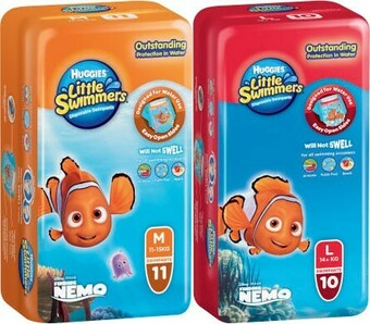 Coles Huggies Little Swimmers 10 Pack-12 Pack offer