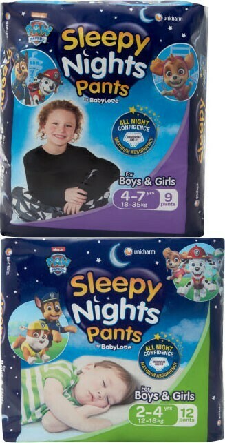 Coles BabyLove Sleepy Nights Pants 8 Pack-12 Pack offer