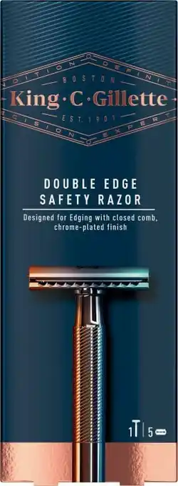 Coles King C Gillette Double Edge Safety Razor 1 Each offer