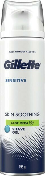 Coles Gillette Sensitive Skin Soothing Shave Gel 195g offer