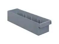 Officeworks Tech Bins Tech Tray 100mm Wide Medium 4L Grey offer