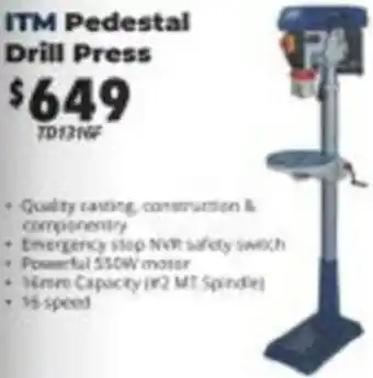 ITM Pedestal Drill Press