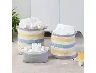 Baby Bunting Bilbi Cotton Rope Basket Grey Low offer
