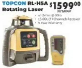United Tools Topcon RL-H5A Rotating Laser offer