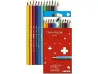 Officeworks Caran d'Ache Swisscolour Watercolour Pencils 18 Box offer