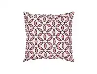 LivingStyles Mossman Rings Cotton Canvas Scatter Cushion, Pink offer