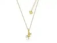Bevilles Jewellery Disney Tinker Bell Pearl Gold Necklace offer