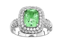 Bevilles Jewellery Rebecca Sloane Sterling Silver Green Obsidian Ring offer