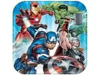 The Party People Shop Plates - Dinner, Square Avengers Epic 8 pk offer