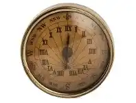 Nautica Solid Brass Sundial Compass