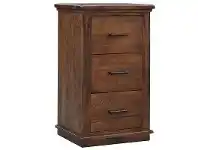 LivingStyles Artemis Solid Pine Timber 3 Drawer File Cabinet offer